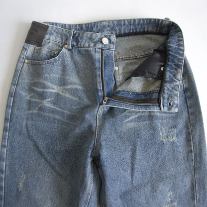 ANTERIOR LOVED Distressed Flare Denim Pants Size 32