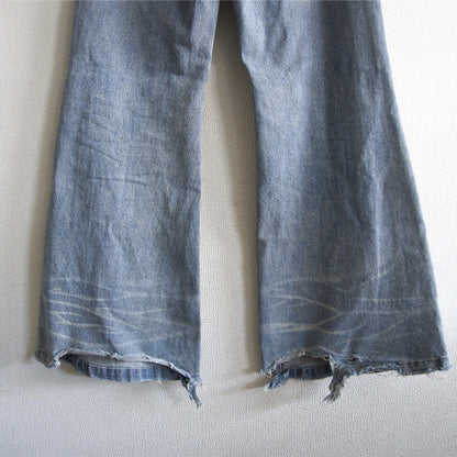 ANTERIOR LOVED Distressed Flare Denim Pants Size 32