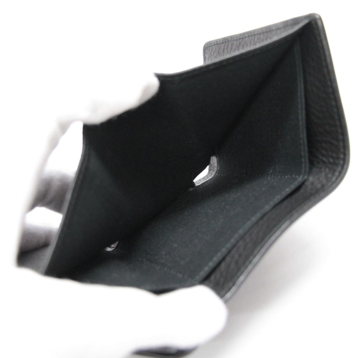 BALENCIAGA Paper Mini Wallet Calf Black