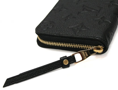 Louis Vuitton Black Monogram Empreinte Zippy Coin Purse