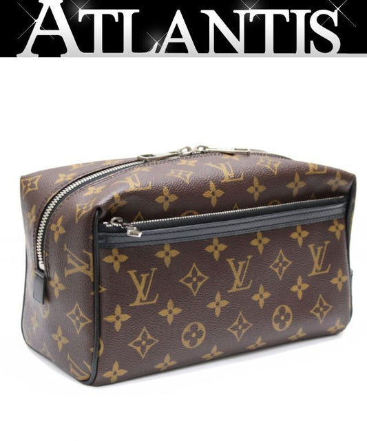 Louis Vuitton Monogram Macassar Trouesse Toilette Pouch Bag