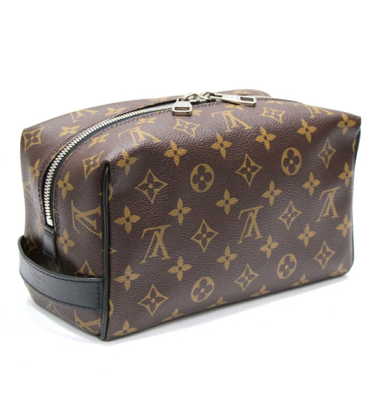 Louis Vuitton Monogram Macassar Trouesse Toilette Pouch Bag