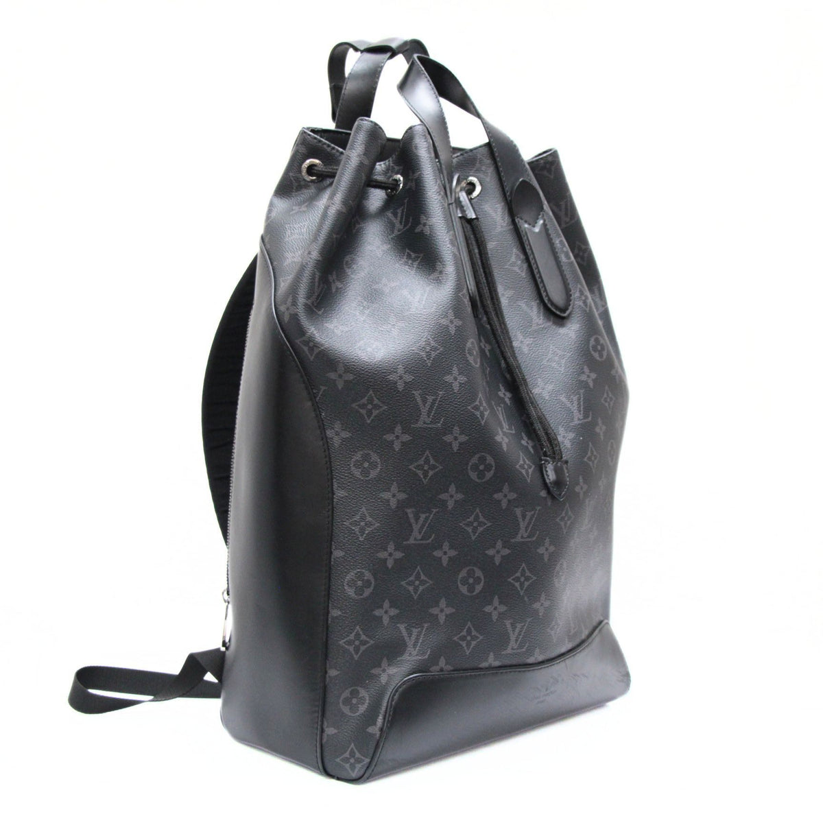 Louis Vuitton Explorer Monogram Eclipse Canvas Backpack Gray