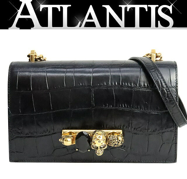 Alexander McQUEEN Jeweled Bag Black
