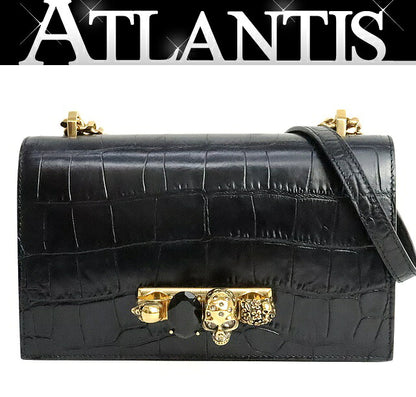 Alexander McQUEEN Jeweled Bag Black