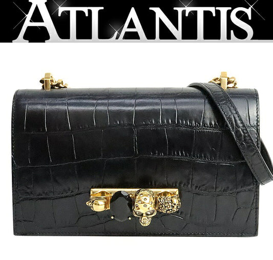 Alexander McQUEEN Jeweled Bag Black