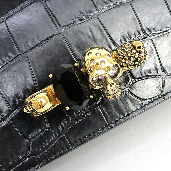 Alexander McQUEEN Jeweled Bag Black