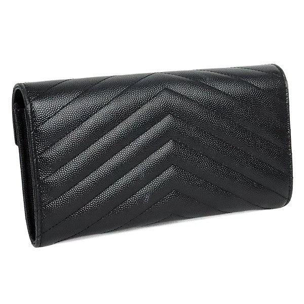 SAINT LAURENT PARIS Cassandra Wallet Black