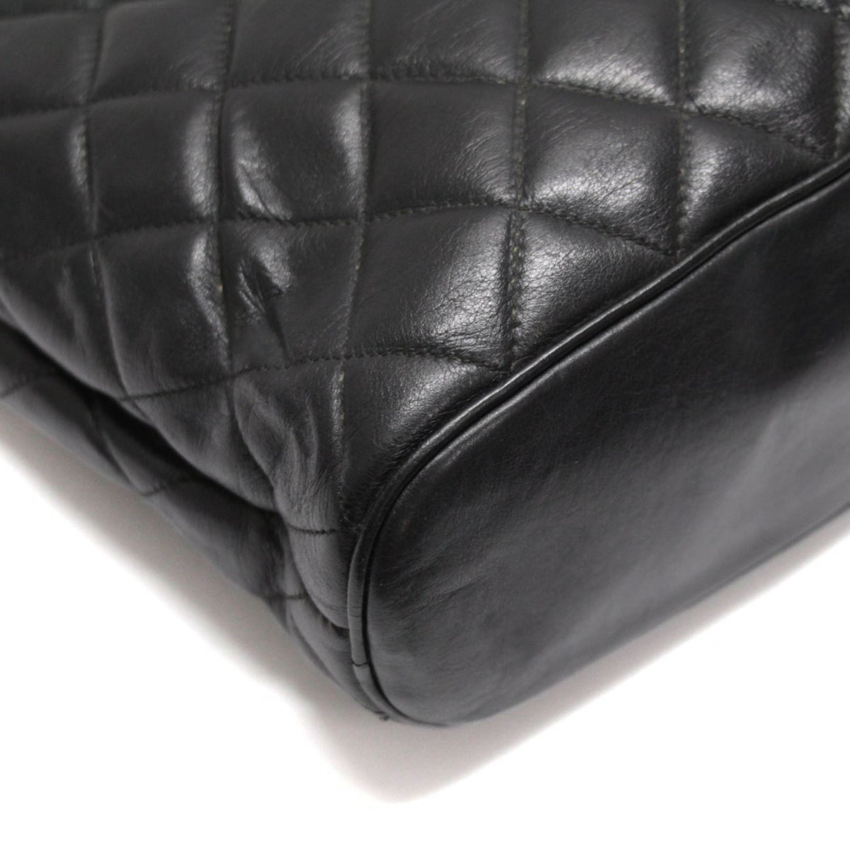 CHANEL Matelasse Double Chain Bag Black