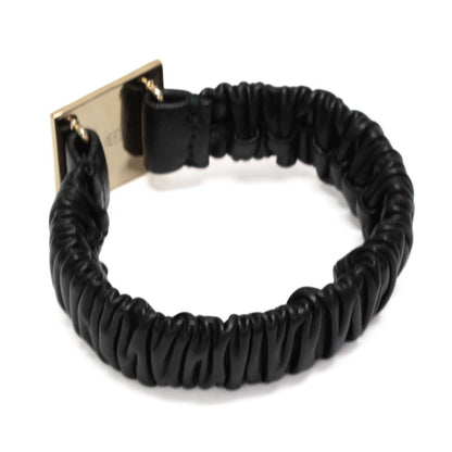 CHANEL Coco Mark Square Scrunchie Black