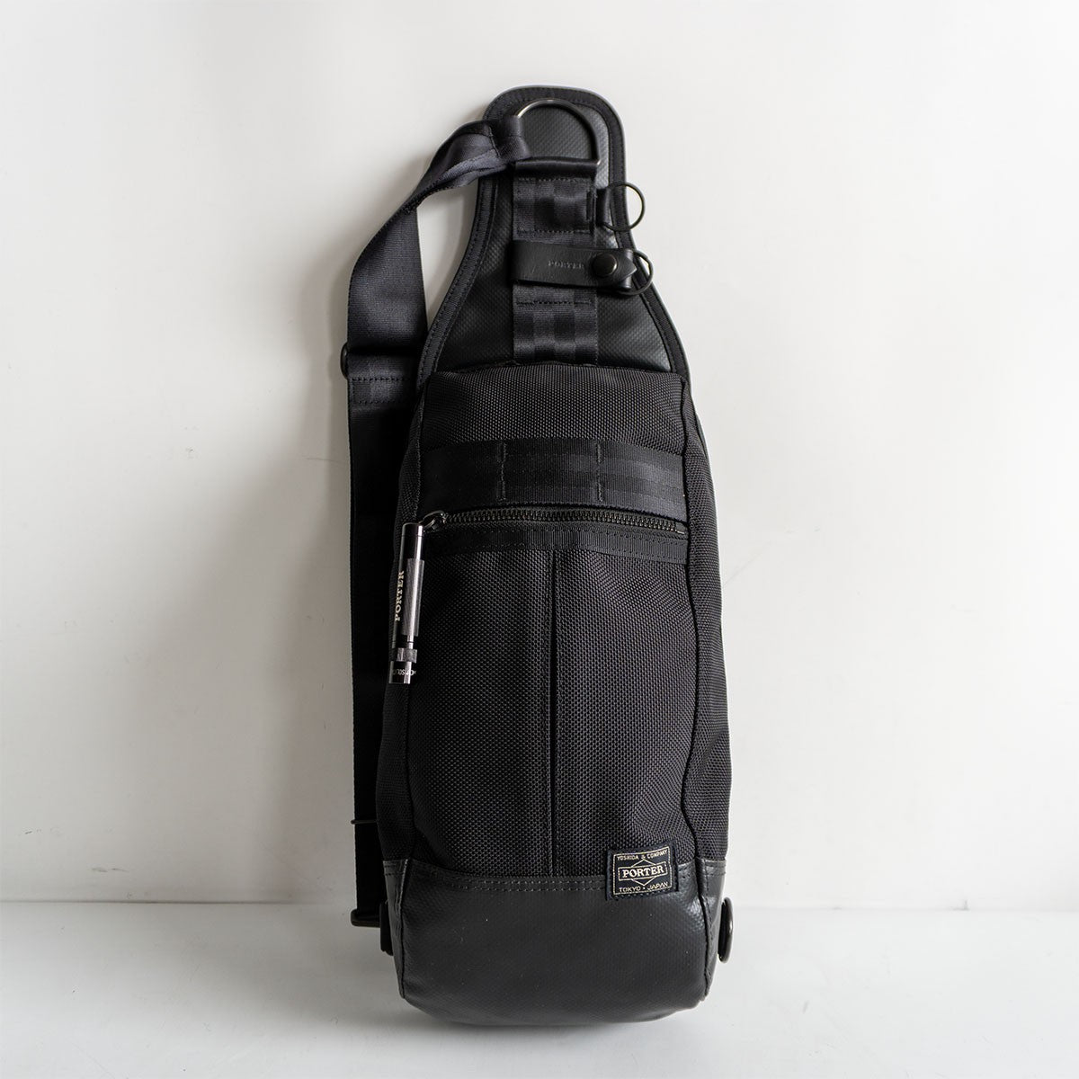 PORTER Heat Ballistic Nylon Sling Bag Black Size ONE SIZE