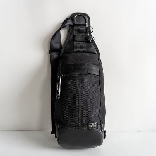 PORTER Heat Ballistic Nylon Sling Bag Black Size ONE SIZE