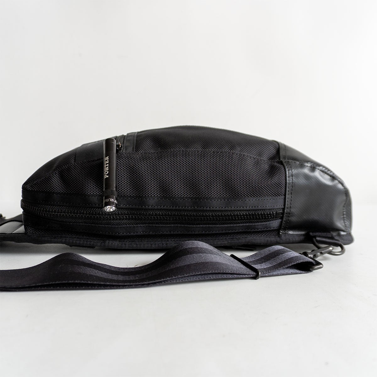 PORTER Heat Ballistic Nylon Sling Bag Black Size ONE SIZE