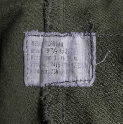 US ARMY 70s M-65 Field Cargo Pants Size MEDIUM/REGULAR