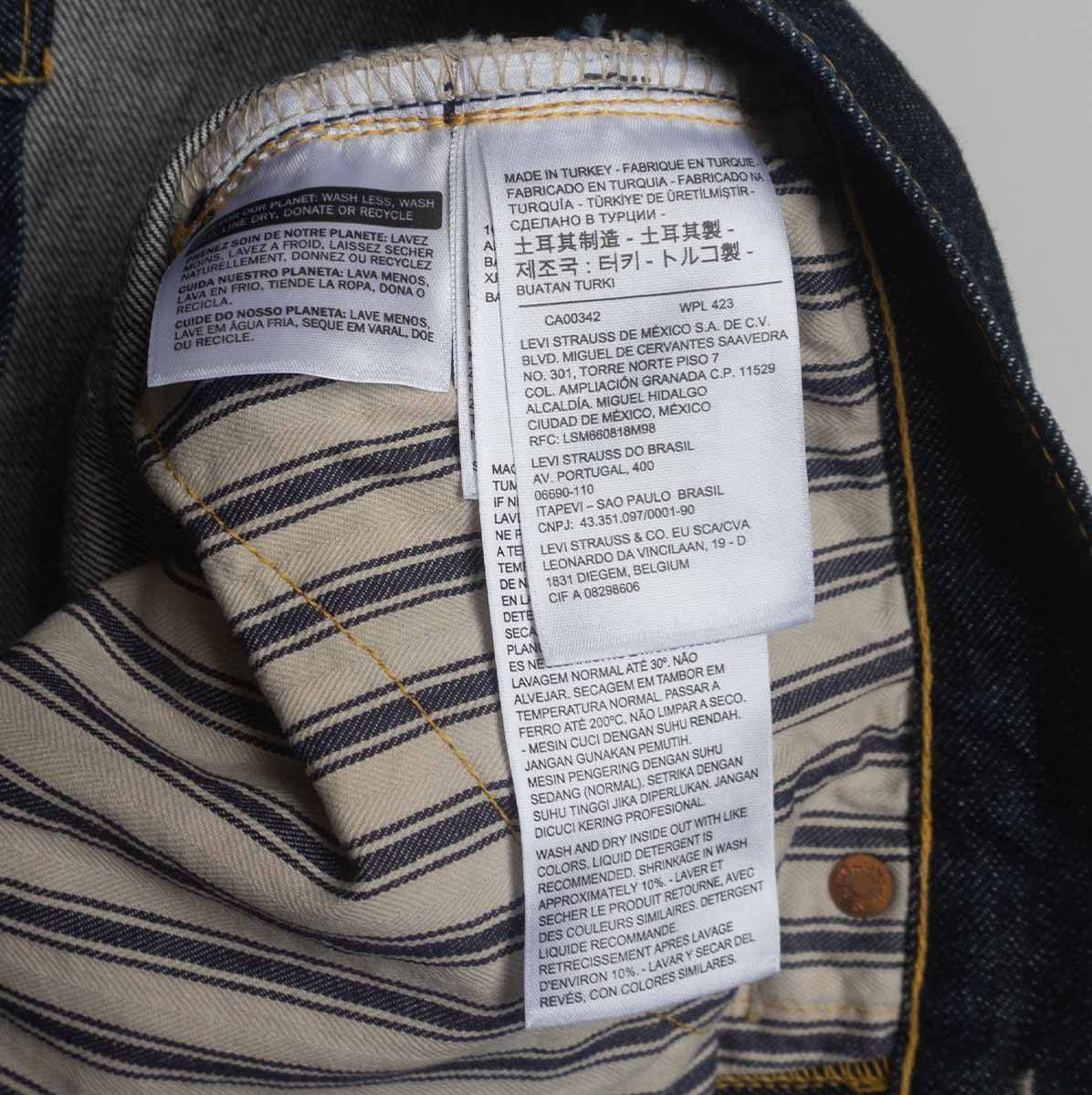 LEVI'S VINTAGE CLOTHING WWII S501XX Big E Denim Size 32×34