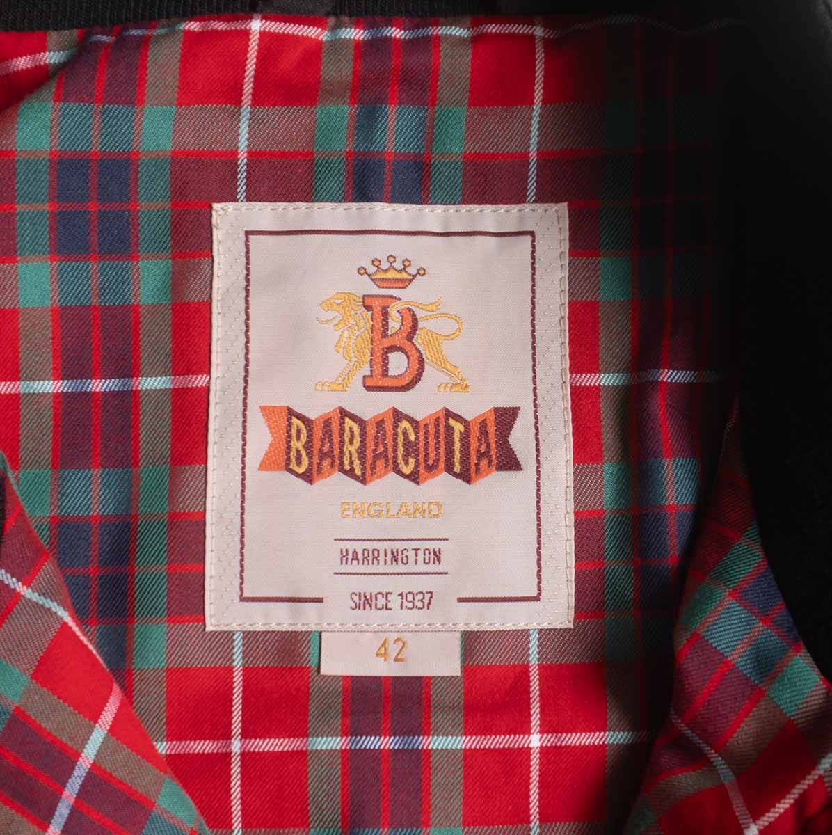 BARACUTA Black Made in England G9 Harrington Jacket Size XS