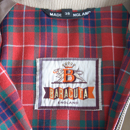 BARACUTA G9 Harrington Jacket Tan Made in England Size 38