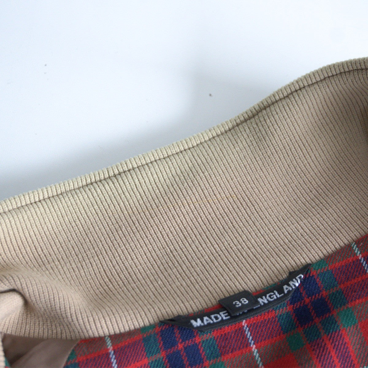 BARACUTA G9 Harrington Jacket Tan Made in England Size 38