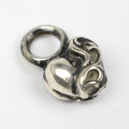 CHROME HEARTS Stack Heart Pendant Charm Silver 925