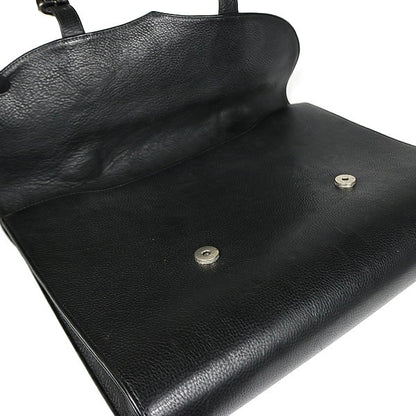 CHROME HEARTS Gunslinger Leather Briefcase Black