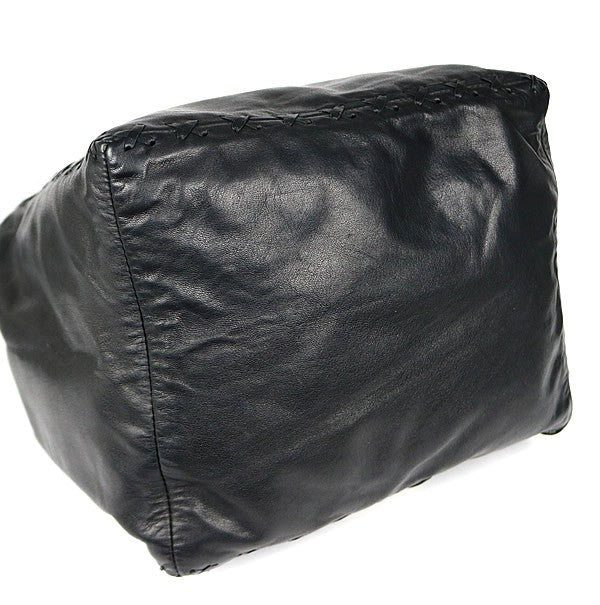 CHROME HEARTS DIRTY KNEES CHIFFON Large Dagger Bag Black