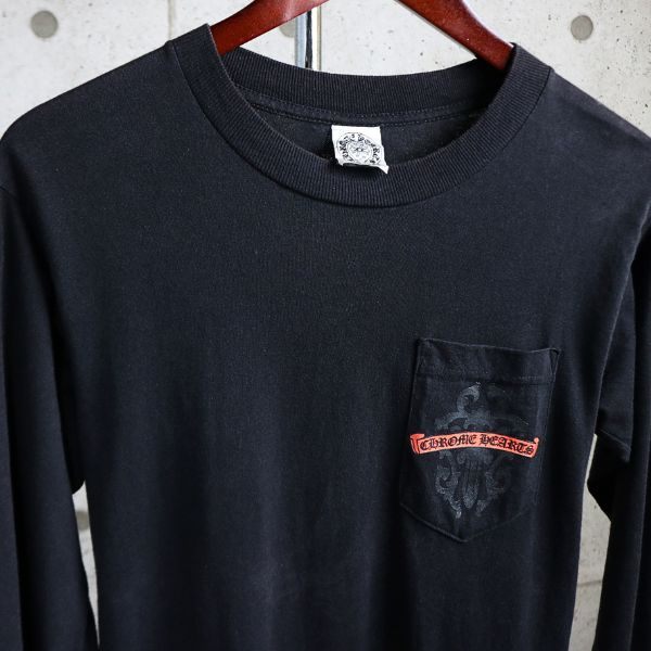 CHROME HEARTS Vintage Vine Dagger Long Tee Black Size S