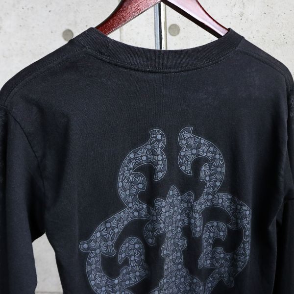CHROME HEARTS Vintage Vine Dagger Long Tee Black Size S
