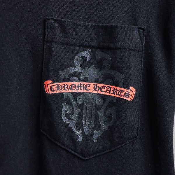CHROME HEARTS Vintage Vine Dagger Long Tee Black Size S