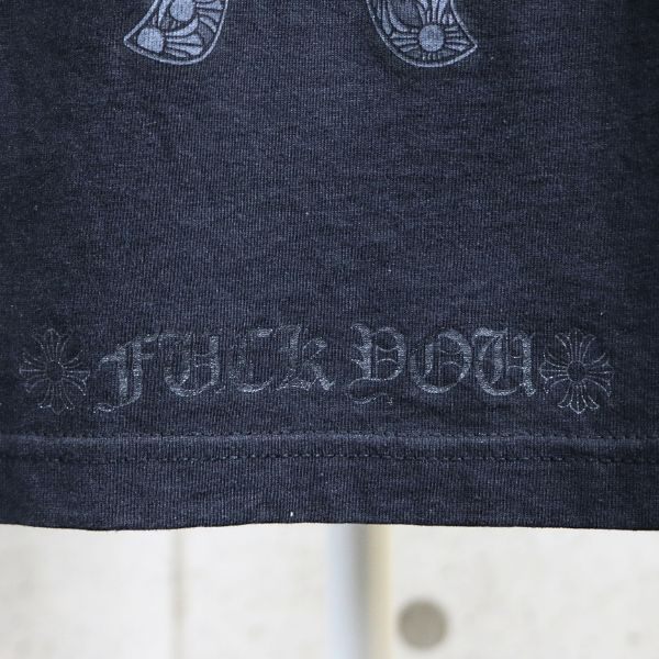CHROME HEARTS Vintage Vine Dagger Long Tee Black Size S