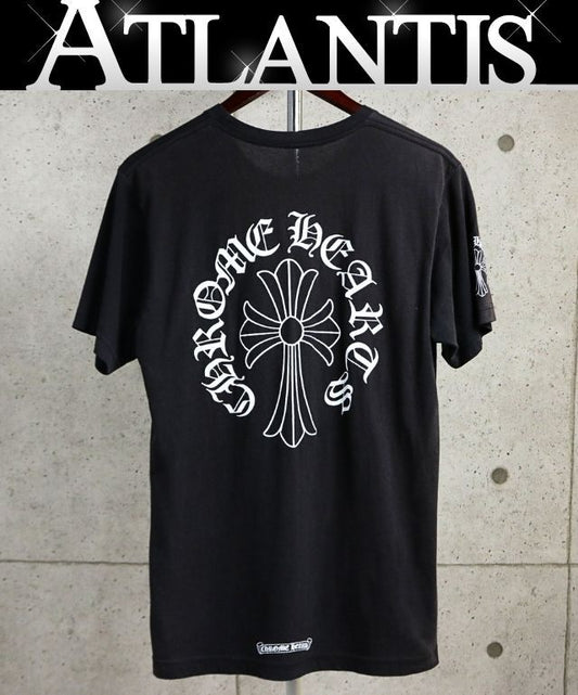 CHROME HEARTS Old Vintage CH Cross T-Shirt Black Size M