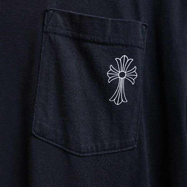 CHROME HEARTS Old Vintage CH Cross T-Shirt Black Size M
