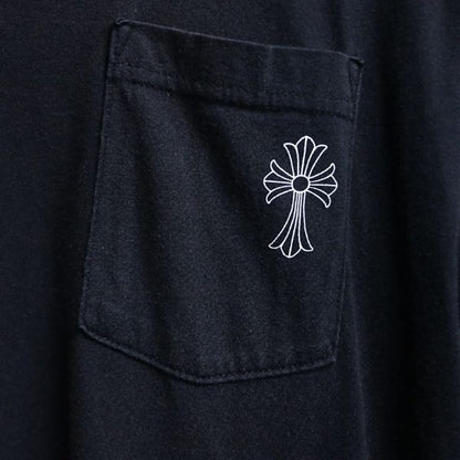 CHROME HEARTS Old Vintage CH Cross T-Shirt Black Size M