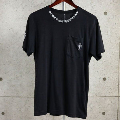 CHROME HEARTS Old Vintage CH Cross T-Shirt Black Size M