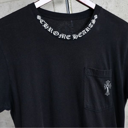 CHROME HEARTS Old Vintage CH Cross T-Shirt Black Size M