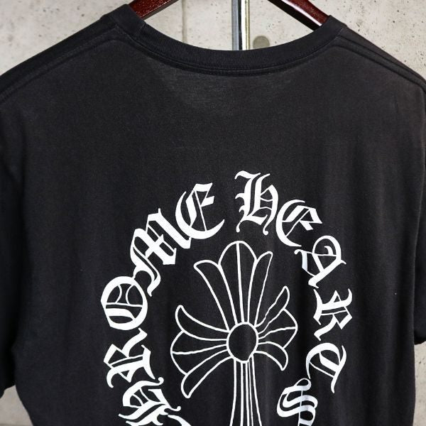 CHROME HEARTS Old Vintage CH Cross T-Shirt Black Size M
