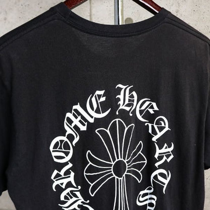 CHROME HEARTS Old Vintage CH Cross T-Shirt Black Size M