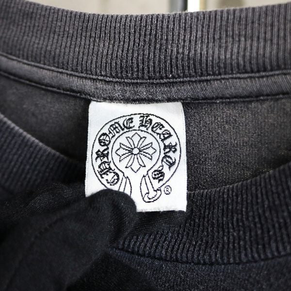 CHROME HEARTS Vintage American Flag Long Tee Black Size M