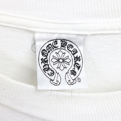 CHROME HEARTS Vintage Scroll Label T-Shirt White Size M