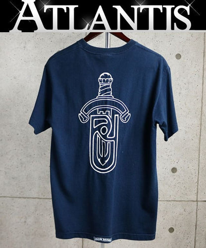 CHROME HEARTS Vintage United Arrows Old T-Shirt Navy Size M