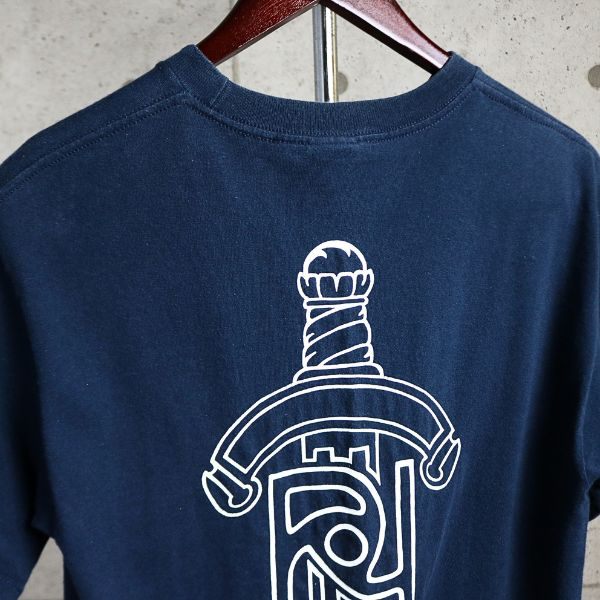 CHROME HEARTS Vintage United Arrows Old T-Shirt Navy Size M