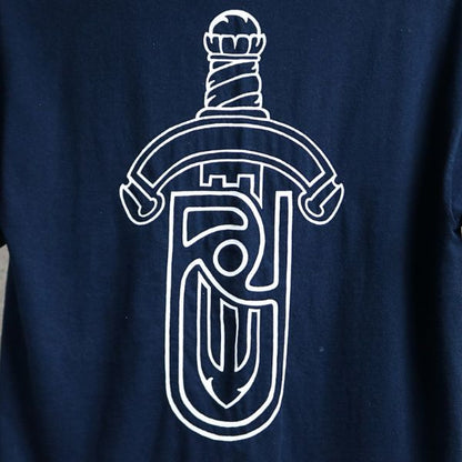 CHROME HEARTS Vintage United Arrows Old T-Shirt Navy Size M