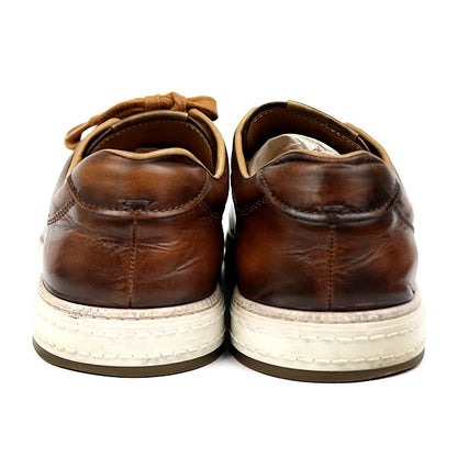 Berluti Calf Leather Sneakers Brown Size 6.5