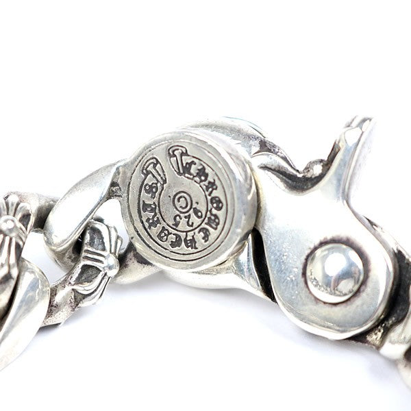 CHROME HEARTS Fancy Chain Clip 13 Link Bracelet Silver
