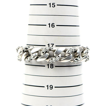 CHROME HEARTS Fancy Chain Clip 13 Link Bracelet Silver