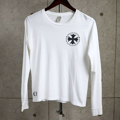 CHROME HEARTS Vintage CH Plus Long T-Shirt White Size S