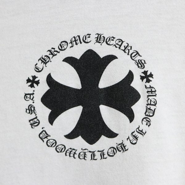 CHROME HEARTS Vintage CH Plus Long T-Shirt White Size S
