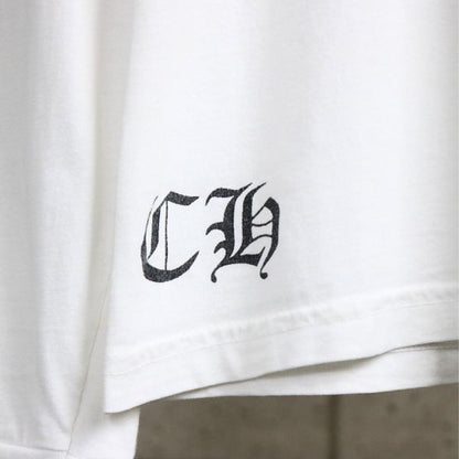 CHROME HEARTS Vintage CH Plus Long T-Shirt White Size S
