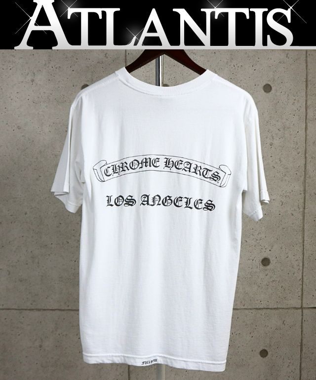 CHROME HEARTS Vintage CH Cross LA T-Shirt White Size M