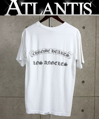 CHROME HEARTS Vintage CH Cross LA T-Shirt White Size M