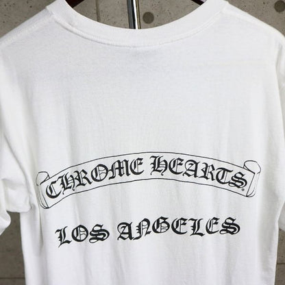 CHROME HEARTS Vintage CH Cross LA T-Shirt White Size M